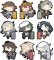 Kantai Collection - Kan Colle Character Rubber Keychain vol. 4 Set of 10