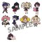 Chuunibyou Demo Koi ga Shitai Ren - Pic Lil Chu2byo Ren Character Rubber Trading Straps Set of 10