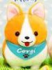 Amuse - Corgi with Neckerchief Blue Ver. Medium Plush