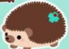 Porcupine Plush - Brown Small Plush