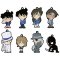 Detective Conan - Rubber Trading Strap Box Set of 8