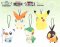 Pokemon - Black and White 7cm Plush June set of 5