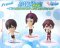 Free! - Chibi Kyun Chara Haruka Nanase, Rin Matsuoka, and Go Matsuoka Figures Set of 3