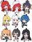 High School DxD New - Character Petanko Rubber Trading Straps Set of 10 