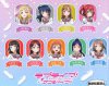 Love Live Sunshine - Character Profile Rubber Straps set of 9