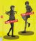 Persona 4 The Animation - Yukiko and Chie Taito Prize Figure Set of 2