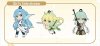 Sword Art Online 2- PIKURIRU! Avatar Rubber Strap Set