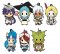 Magi - Rubber Character Strap D4 Collection Vol. 3 Set of 8