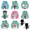 Vocaloid - Project Diva Straps set of 10