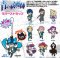 Blue Exorcist - Rubber Charm Set of 10