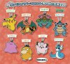 Pokemon Sun & Moon - Pokemon Strap Set of 8