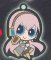 Vocaloid - Miku x Power Girls Luka Rubber Key chain