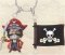 One Piece - Priate King With Flag Charm