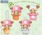 One Piece - Chopper with Hat Plushes Set of 4