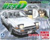 Initial D - 1/32 Toyota Takumi 86 Retractable Model Kit