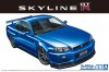 Model Car - 1/24 Nissan BNR34 Skyline GT-R V-spec II 02 Model Kit