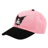 Sanrio - Kuromi Embroidered Contrast Bill Hat Caps