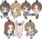 Servant x Service - Petanko Character Rubber Trading Straps Set of 8