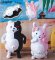 Super Dangan Ronpa 2 - Monokuma and Monomi ver. 2 Plush Set of 2