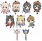 Fate Kaleid Liner Prisma Illya - Character Petanko Rubber Trading Straps Set of 10