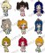 Love Live School Idol Project - Character Trading Rubber Straps Set of 10