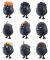 Haikyuu - Color Colle Collection Character Trading Figures Set of 9