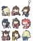 Kantai Collection - Kan Colle Character Rubber Keychain vol. 1 Set of 10