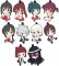 Saki Zenkoku-hen - Character Petanko Trading Rubber Straps vol. 2 Set of 10