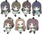 Wake Up Girls - Character Petanko Trading Rubber Straps Set 8