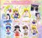 Sailor Moon - Princess Serenity and Friends Character Swing Charm Key Chains Set of 6