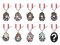 Kantai Collection- KanMusume Honor Collection Rubber Straps Volume 2 Set of 10