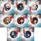 K- Character Can Badge Set of 8