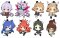 Senki Zessho Symphogear - Petanko Trading Rubber Strap Box 2