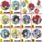 Bakumatsu Rock- Metal Plate Charm Set of 10