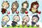 Hetalia - Rubber Key Chain Vol.2 Set of 8