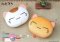 Nemu Neko - Nemu Neko Big Face Cushions White and Orange Set of 2