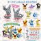 Pokemon Best Wishes - Eevee Collection Set of 10