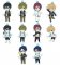 Free - Pic Lil Character Rubber Strap Charms Set of 10