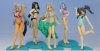 Ah My Goddness - Beachside Collection Trading Figure Set of 5