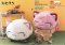 Nemu Neko - Big White and Plum ver. Set of 2