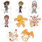 Digimon Adventures - Trading Strap Box Set of 10