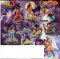 Dragon Ball Z - Capsule R Saiyan Character Trading Figures Set of 7