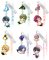 Free! - YuraYura Character Clip Collection Set of 6