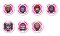 Dangan Ronpa - Gel Jewel Character Straps Chapter 02 Set of 8 