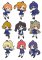 Love Live School Idol Project - Toys Works Niiten Gomu Scented Character Straps Set of 12