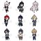 K - Pic Lil Project K Rubber Character Trading Straps Set of 10