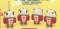 Persona 4 - Kuma Teddy Plush Mascot Charm Set of 4