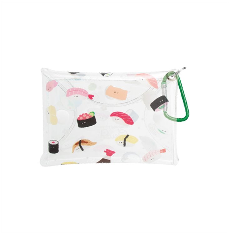 Yell World - Clear Multi Case with Round Eyes Sushi