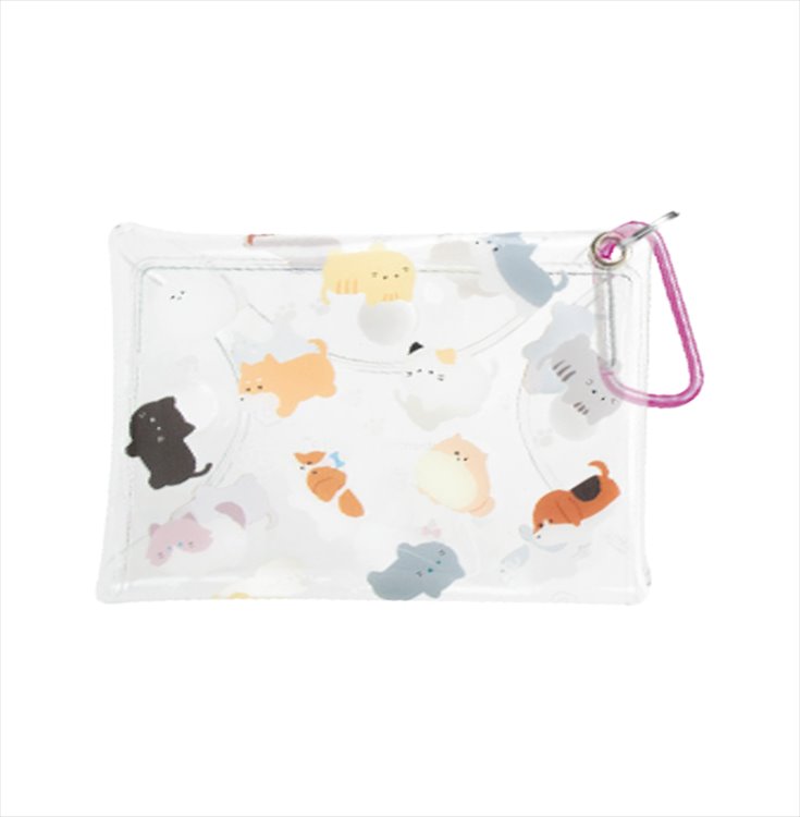 Yell World - Clear Multi Case with Round Eyes Dogs and Cats