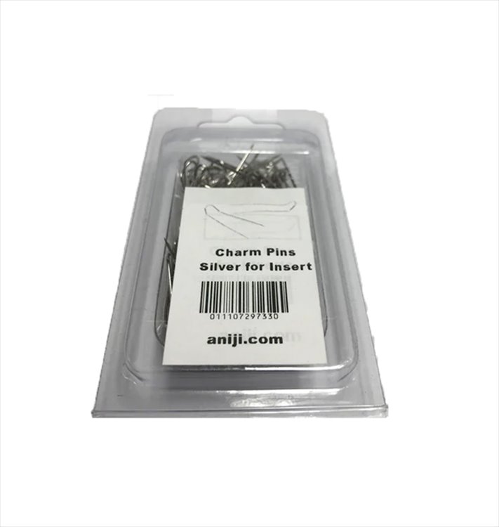 Aniji - Front Attachment Charm Pins for Ita Bag Silver 100pc Aniji - Front Attachment Charm Pins for Ita Bag Silver 100pc